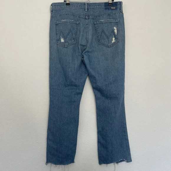 Mother The Insider Ankle Size 32 Jeans Destroyed Bills - Picture 11 of 12